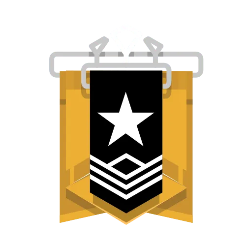 Rainbow Six Siege Gold rank icon
